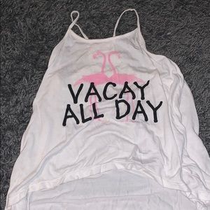 Children’s razor back tank